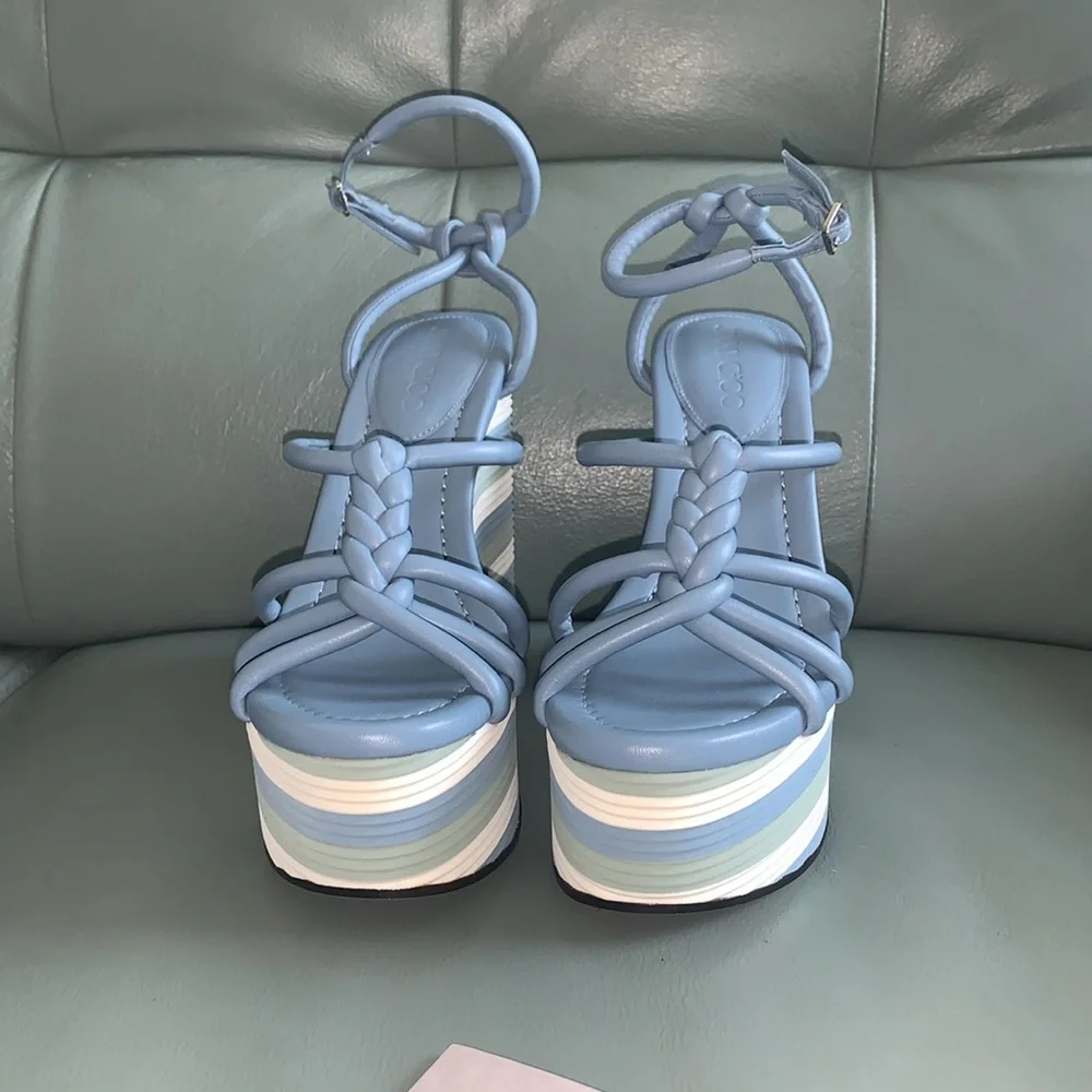 Jimmy Choo NWT Clare Platform Sandal - Picture 5 of 15